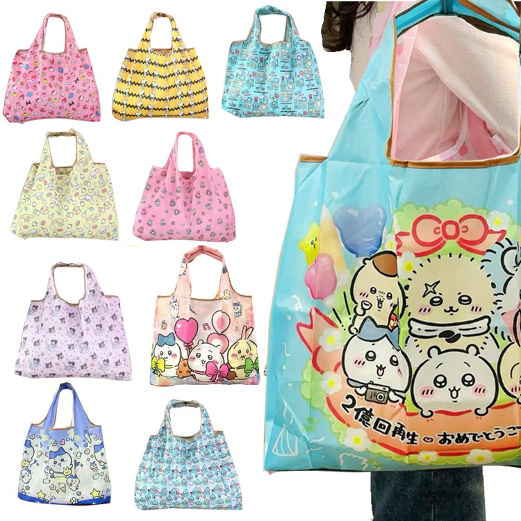 超人気 大容量エコバッグ 超お得 エコバッグ 折りたたみ レジカゴ おしゃれ レジバッグ レジかごバッグ　人気　キャラクター